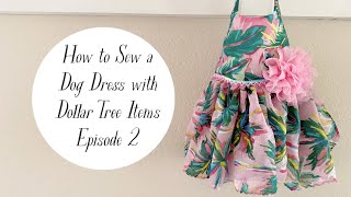 How to Sew a CHEAP Dog Dress #2