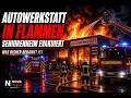 Autowerkstatt In Flammen