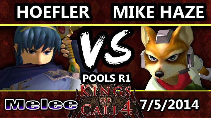 Kings of Cali 4 - Hoefler (Marth) Vs. mikeHAZE (Fo...