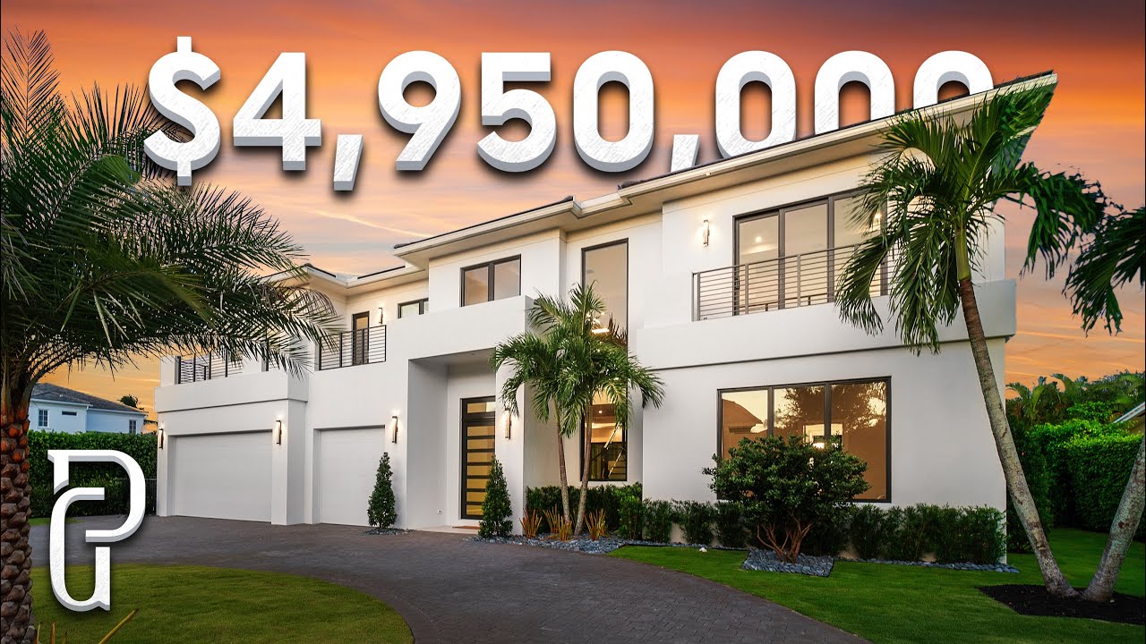 Inside a $4,950,000 Modern House in Boca Raton, Florida | Propertygrams Mansion Tours