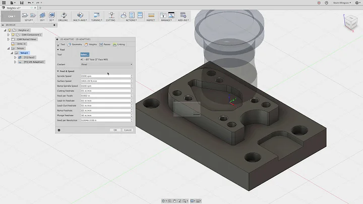 Fusion 360 - CAM Heights Tab Explained