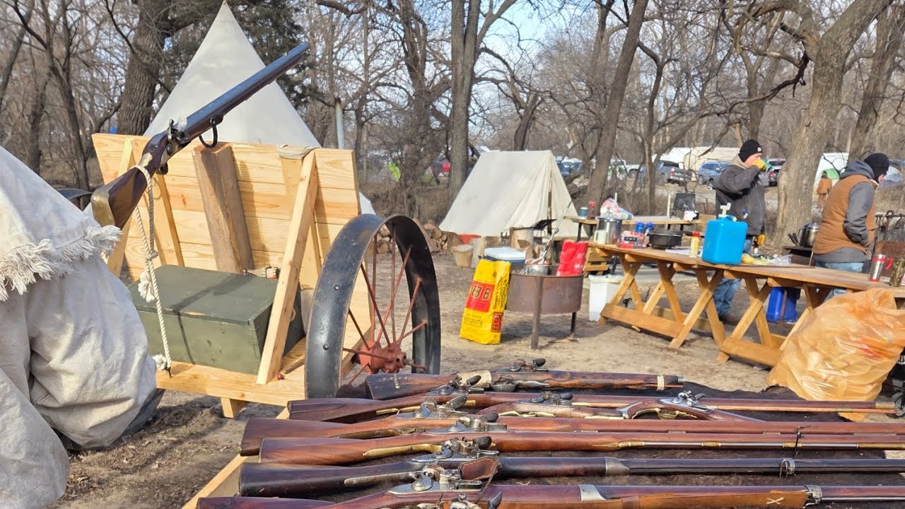 Flintlocks at the Quivira Trappers Rendezvous!