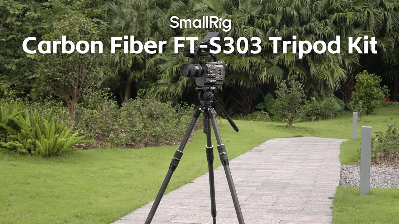 SmallRig、ワンアクションで伸縮できるカーボン製ビデオ向け三脚「FT 