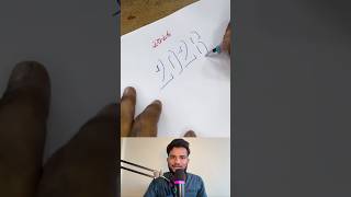 Learn to write 2026 in 3d Shadow Letter #viral #trending #trendingtopic #trendingtoday #shorts