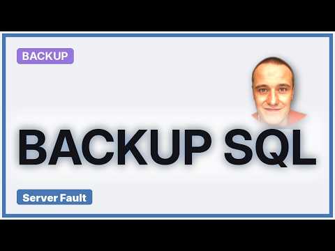 DevOps & SysAdmins: SQL Server backup app