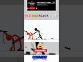 Red vs Black Fight ⚔️ Epic Stickman Battle #shorts
