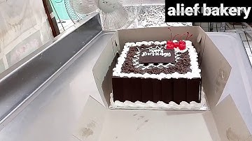 Thumbnail of CARA MEMBUAT KUE ULANG TAHUN BLACK FOREST GAMPANG-easy black forest birthday cake
