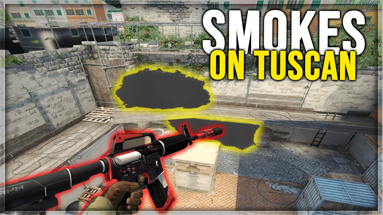 SMOKES on Tuscan - CS:GO NEW MAP! - YouTube