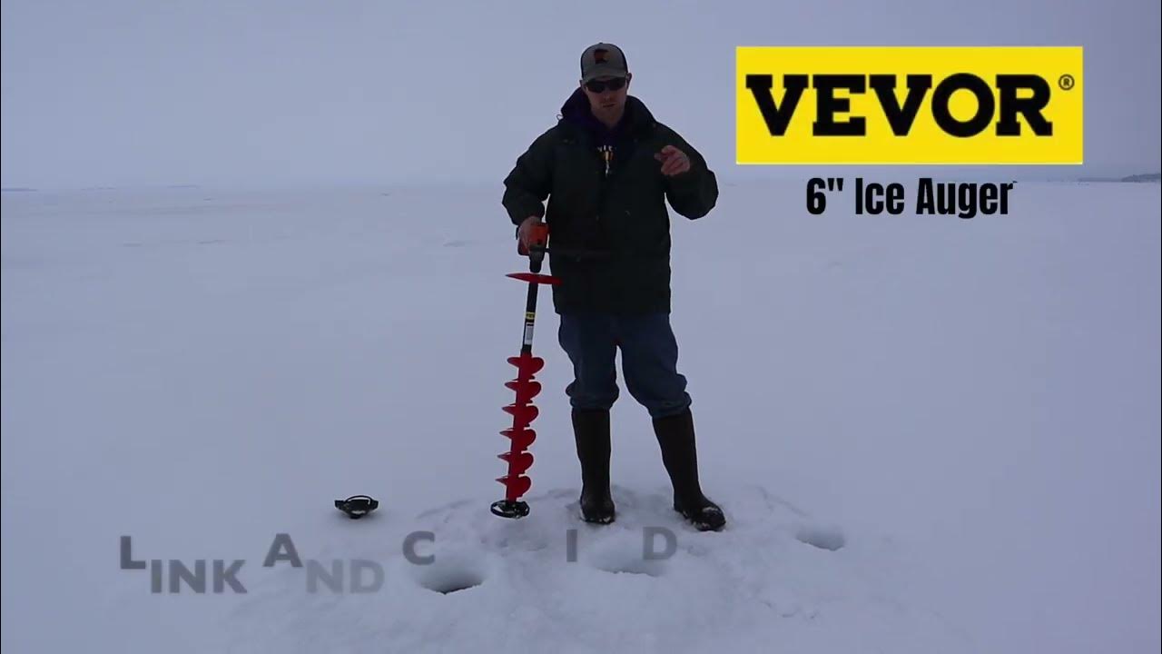 Vevor Ice Auger Review - Ice Fishing Minnesota 2023 