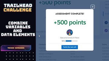 Salesforce Trailhead Challenge: Combine Variables and Data Elements