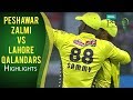 PSL 2017 Match 6: Peshawar Zalmi v Lahore Qalandars Highlights