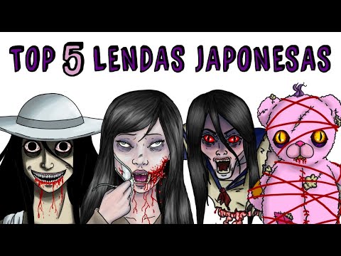 Top 5 Lendas Japonesas 👿 Histórias CREEPYS e ASSUSTADORAS | Draw My Life Português