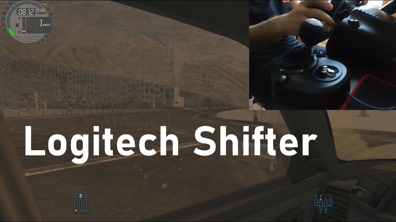 Коробка передач для Logitech G29, G920, Driving Force Shifter, City Car Driving, Assetto Corsa