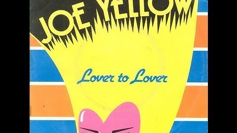 Joe Yellow - Lover To Lover (For Sale) (HD) 1983 Italo Disco