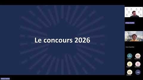 Webinaire Présentation du concours 2026
