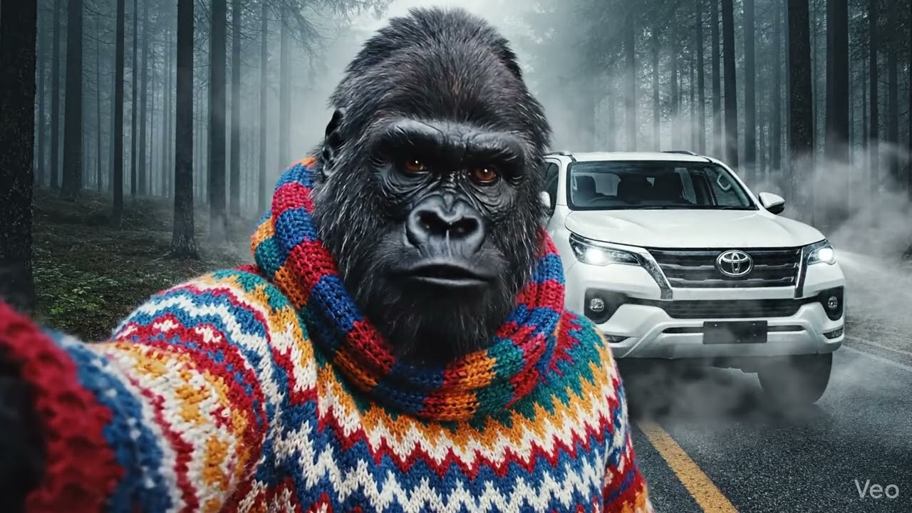 Beautiful story of hardworking cow andmonkey 