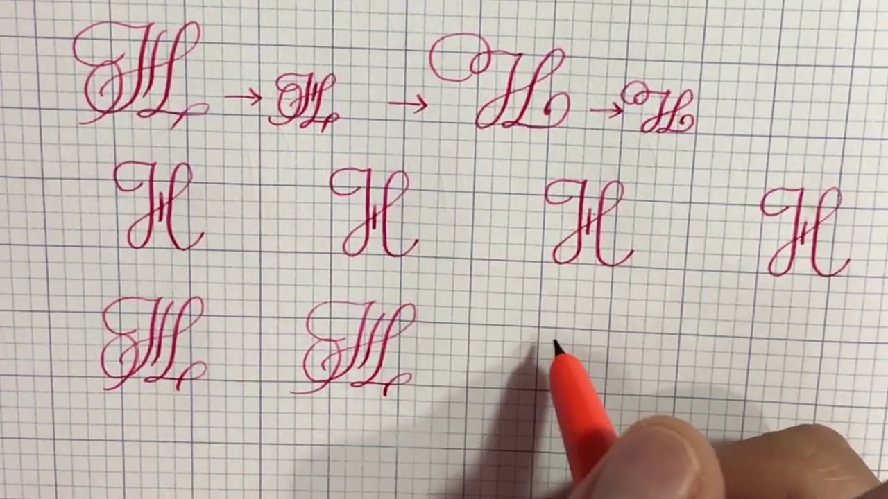 Bí quyết vẽ chữ Chữ h viết hoa đẹp Tạo nên các tác phẩm nghệ thuật độc đáo với chữ h hoa