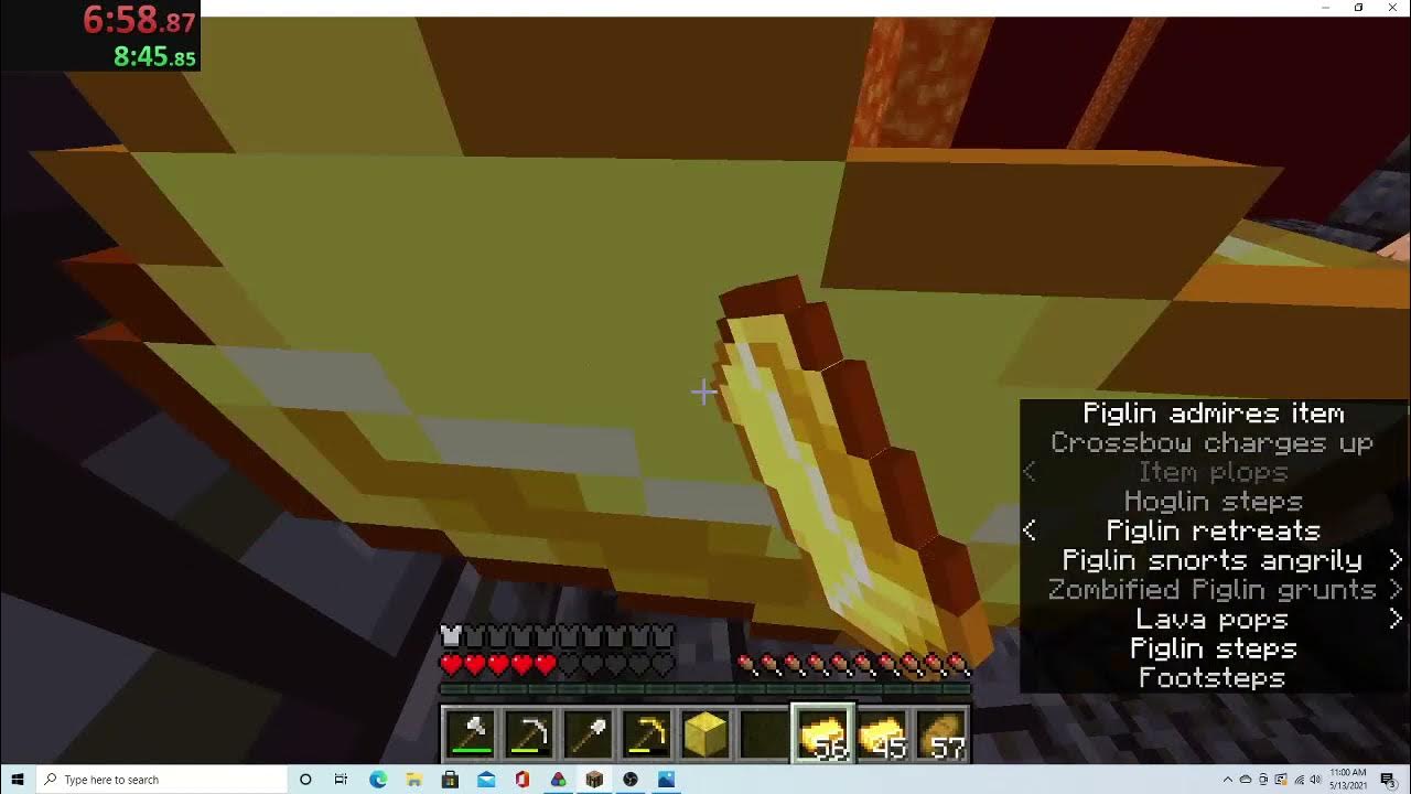 1.16.1 how to route bridge bastion, no triple chests route YouTube