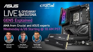 Next Gen PCIe Gen 5 NVMe M.2 SSDs Explained with @crucial & ASUS - All You Need To Know