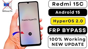 Redmi 15c Google/Frp Bypass Android 15 Without PC (HyperOS) Remove Gmail Account Lock After Reset