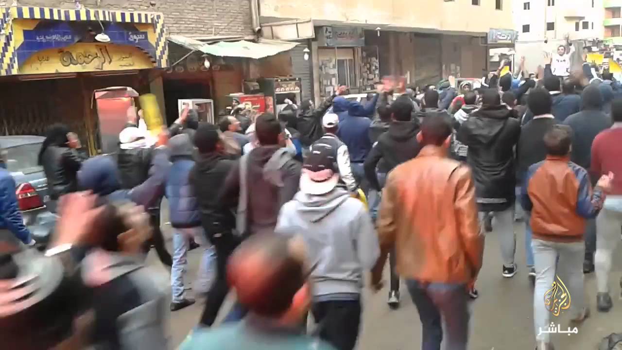 مسيرة مناهضة للانقلاب العسكري بالطالبية في القاهرة