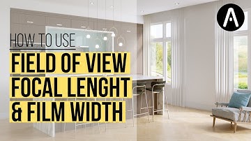 How to use the Field of view, Focal length, film width and Zoom Factor in Corona Renderer Cameras