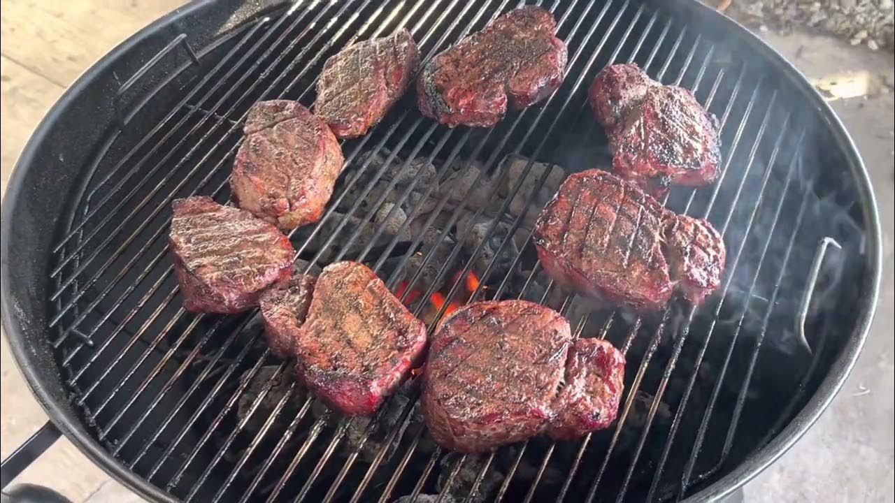 Filet Mignon Steaks On The er Grill YouTube