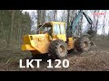 Der große Forstschlepper LKT 120 im Einsatz - Heavy Forestry Tractor LKT 120 in action !