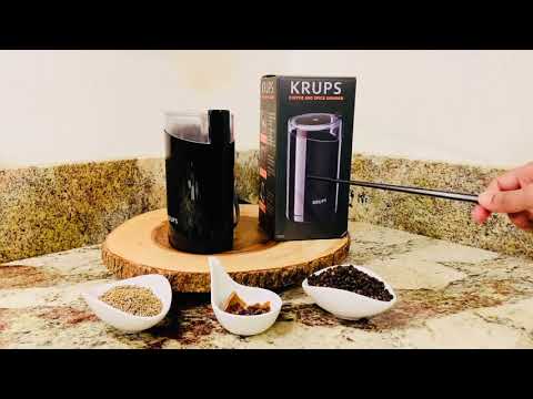 KRUPS F203 ELECTRIC SPICE and COFFEE GRINDER | KRUPS COFFEE & SPICE GRINDER | BEST SPICE GRINDER