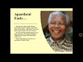 Class #163: Apartheid and the Rise of Mandela