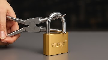 Open any lock without key in a flash! Great idea that will amaze you