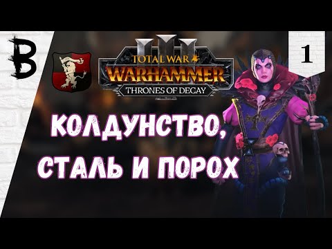 Видео: Total War: Warhammer 3 Thrones of Decay Элспет фон Дракен, Виссенланд #1 "Колдунство, сталь и порох"