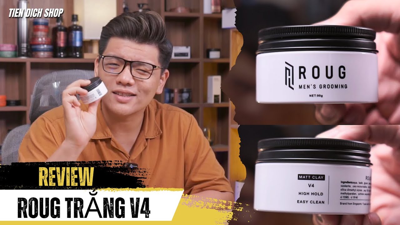 [UPDATE] Sáp vuốt tóc ROUG Trắng Phiên Bản Số 04 - YouTube