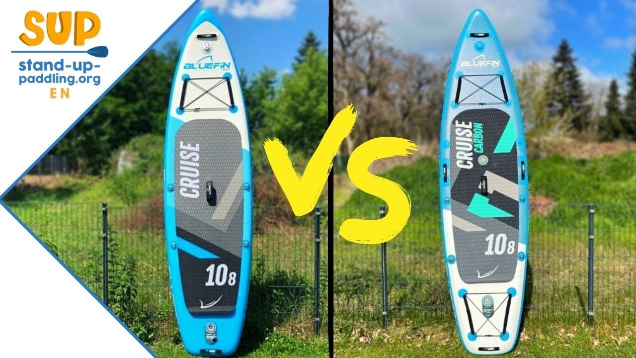 Sonderangebot für Originalprodukte Bluefin Cruise vs Cruise Carbon Up // YouTube Board Paddle - Comparison Stand