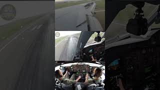 German Air Force Airbus A310 BREATHTAKING split screen landing [AIRCLIPS]