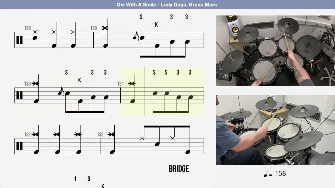 🥁 Die With A Smile Lady Gaga, Bruno Mars 🥁 Die With A Smile Lady Gaga, Bruno Mars