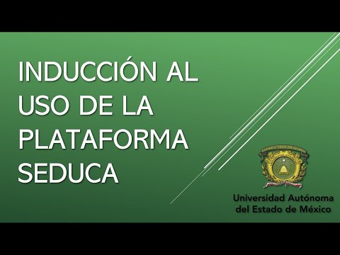 Inducción al uso de la plataforma SEDUCA