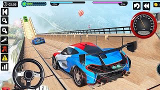 Crazy Ramp Car Stunts Racing 2024 - Impossible GT Car Mega Tracks Simulator 3D: Android Gameplay #2