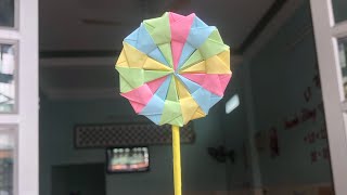 Origami rainbow candy #diy