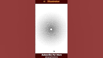 Adobe illustrator 2025 How to Create Dotted Circle Pattern 🔴 in Illustrator #illustrator #shorts