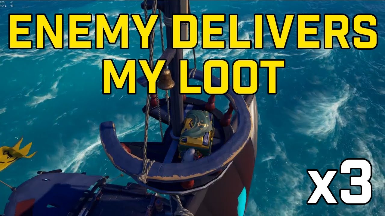 Sea of Thieves Hiding Stolen Vault Chest on Enemy Ship (3 Times in a Row) YouTube