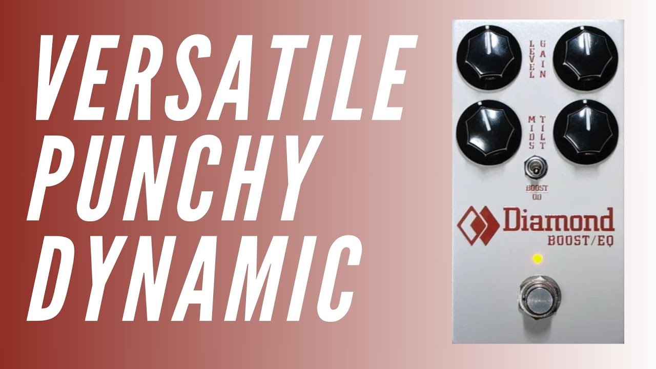 Diamond Pedalsが同社製コンプレッサーを“コンプなし版”として再構築し