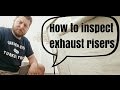 Mercruiser 5.7 exhaust riser inspection