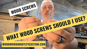 What Kind Of Wood Screws Should I Use? [Woodworking For Beginners ] Basics