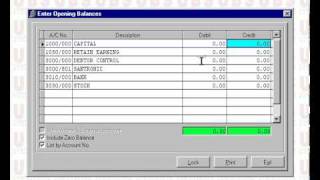 02-Entering Open Balance
