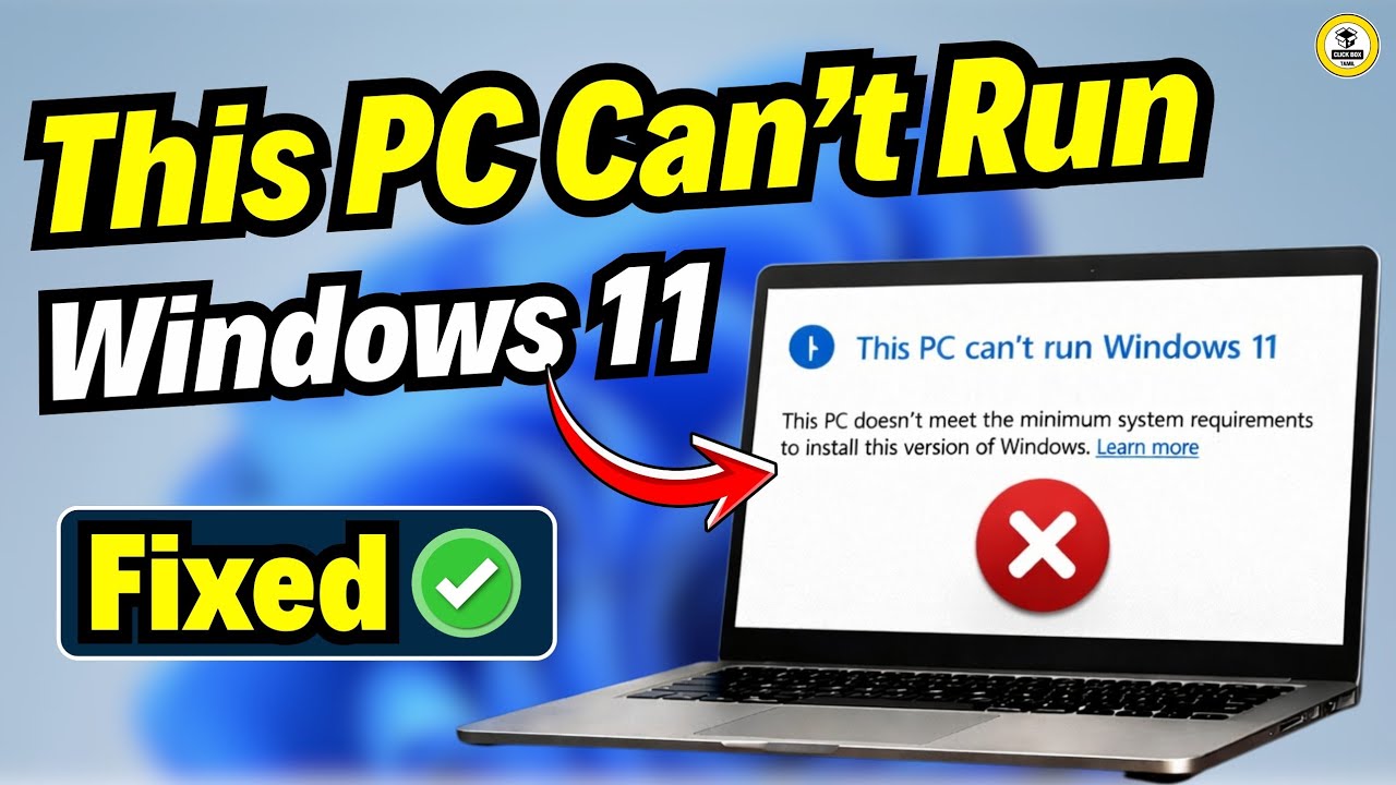 This PC Can’t Run Windows 11? Fix & Install Windows 11 on Unsupported ...