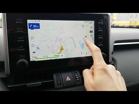 Запуск Яндекс Навигатора на Toyota RAV4 с телефон Android