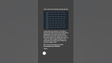 Changing an array of True and False answers to a hex value Python #shorts