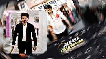 Badass transition on alightmotion | transition tutorial & Preset / xml