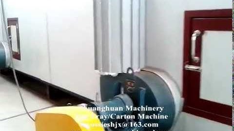 Egg tray machine production line single layer drying line